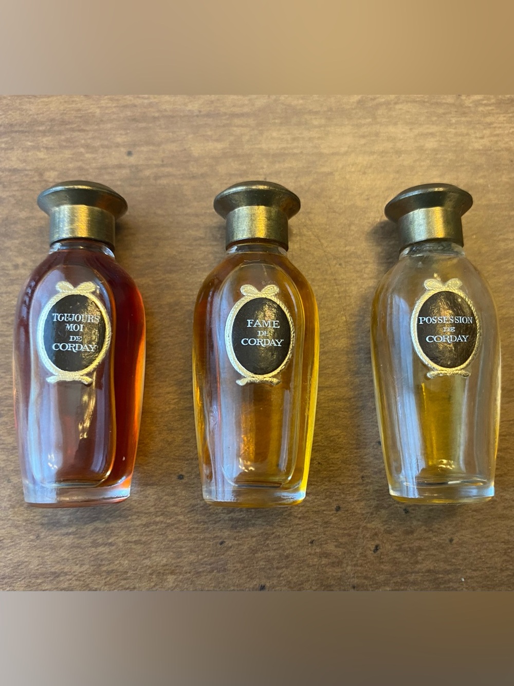 Corday Miniature Perfume Trio - Tujours Moi, Fame, Possession